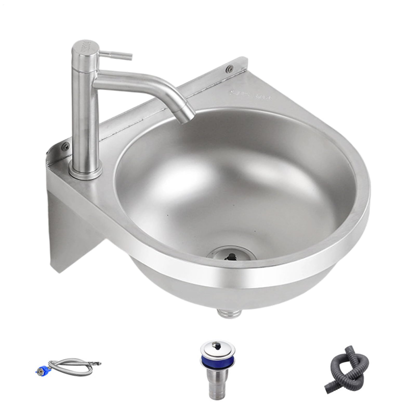 洗面台 飾りつけ 室内用便器器 シンク ステンレス鋼製 小型 304ステンレス鋼 32糎 パウダーコンパクト ミニ 室内用便器どんぶり鉢 シングルシンク 水道の栓付き添い人 水抜き導管 仕掛ける 勝手もと 勝手もと 洗面どんぶり鉢 飲食店 介護設立 庭 回廊 省あき場所 とり備える飾り気の無い