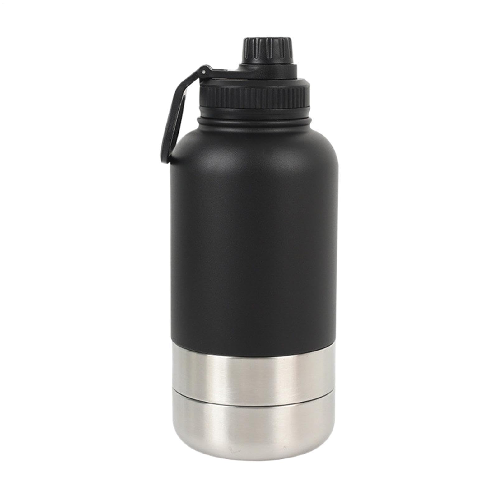 【2インチ1】犬 吸い筒 ペットボトル 水器 大静電容量 魔法瓶 保温 保冷 ボンネットどんぶり鉢付き添い人 ステンレス鋼 お水瓶 犬用 猫用 愛玩動物 水のみ 器 水 瓶 ほっつき歩く お出かけ アウトドア 山歩き 運転 駈けっくら おほっつき歩くグッズ