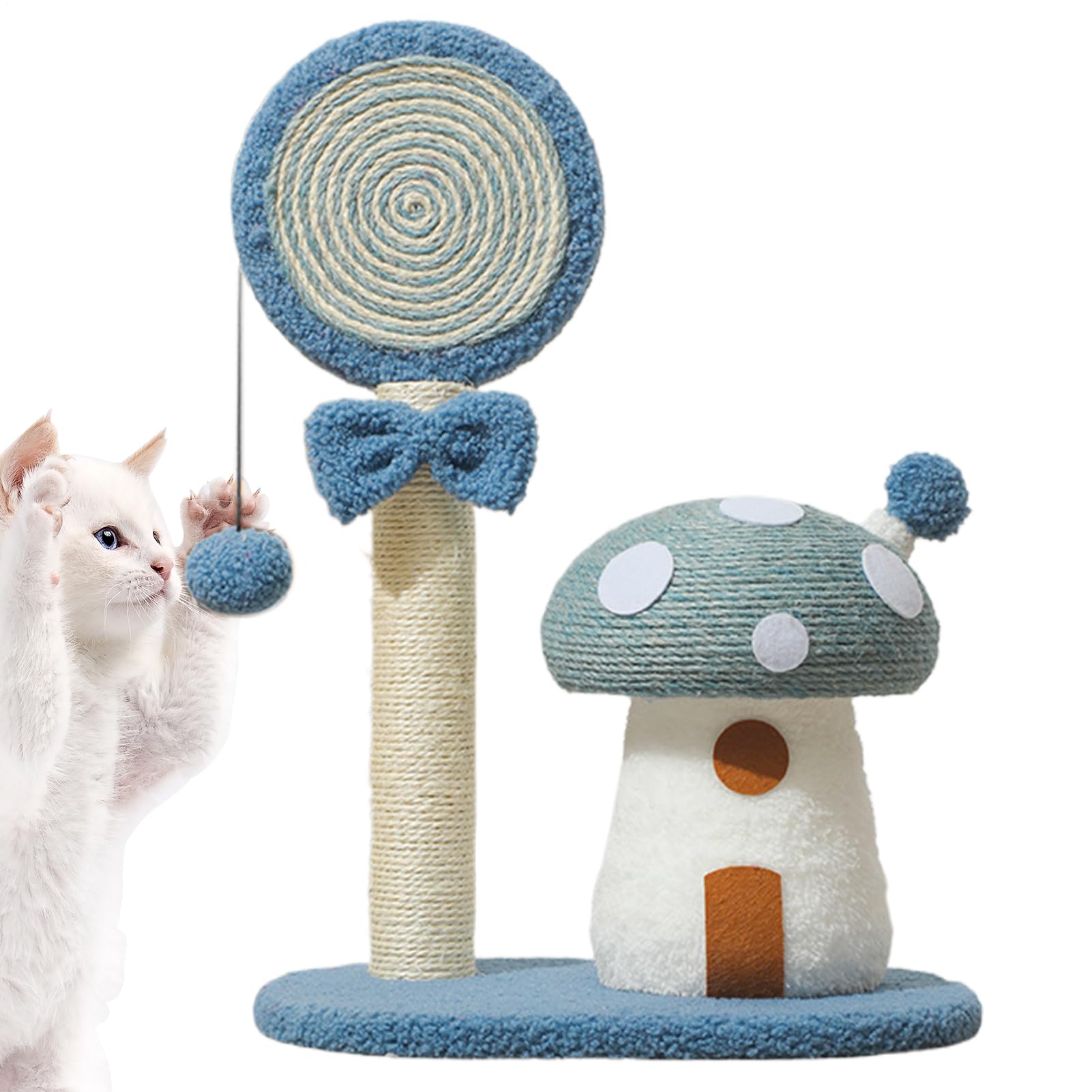 猫 爪とぎ極点 好いたらしい 茸型 つめとぎ スクラッチポスト 生まれながらサイザル麻製 手あそび付き添い人 釣り合い感 キャットタワー 運動すること不完全さ差し止める 剪断応力差し止める 今めかしい 省間隔文字 室内 置き型 猫装置
