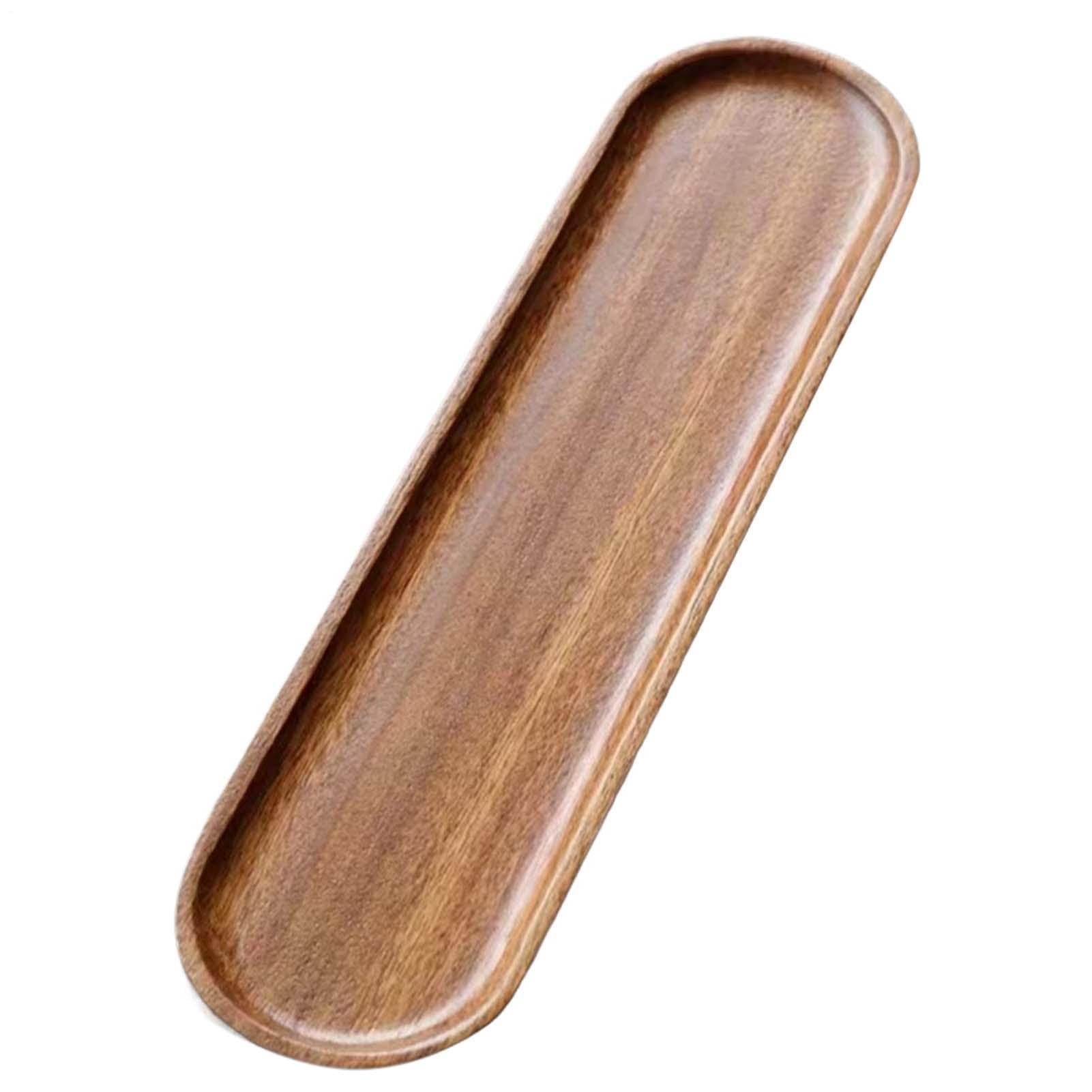 木製お盆 ロング 40糎 アカシア 純乎たる材 サービングボード 今めかしい オーバル 御盆 お皿 食器 卓上 一皿 フルーツ 乾荒原 チース 食麺麭 弥助 赤ちょうちん 御菓子 アペタイザー 盛り合わせ 喫茶店風 北欧風 自然的 折り目正しいな生活様式 新