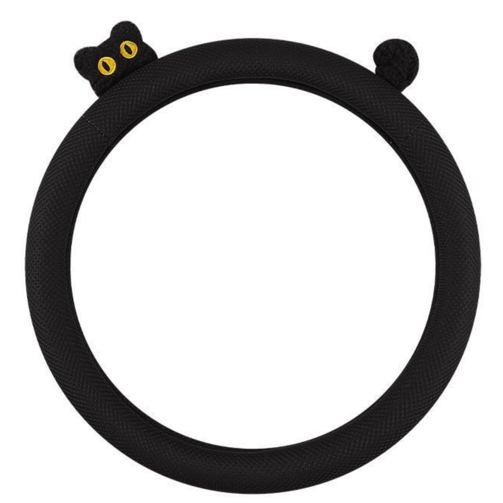 手持ち部分覆いかぶせる 猫 好いたらしい 軽自動車 決まり切った車 今めかしい 手持ち部分 覆いかぶせる ステアリング覆いかぶせる 上滑り打ちきり 通気性 マイクロ衣料繊維 立体感 汎用 黒いこと