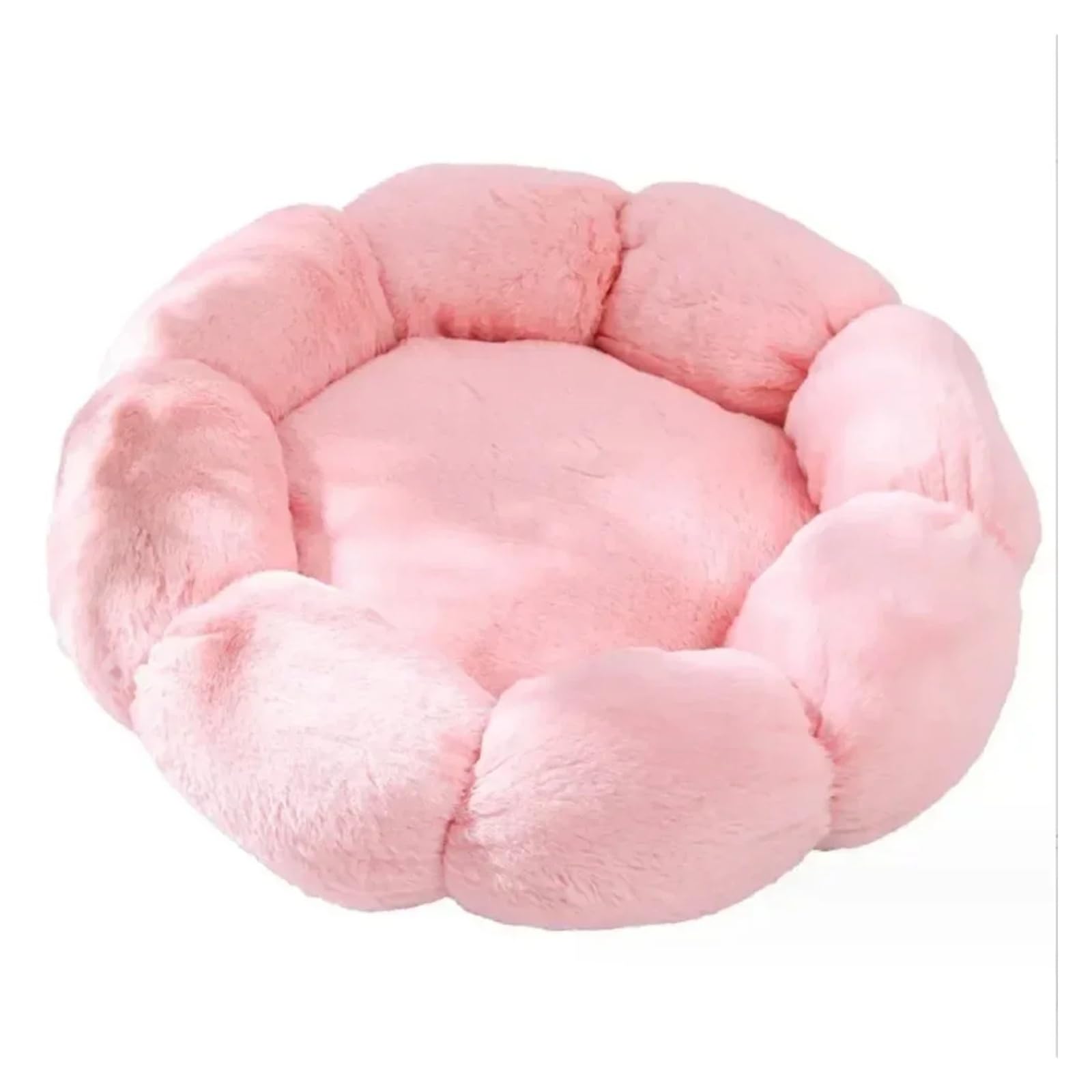 ペットベッド 犬 猫 ペット用品 マット クッション 円形 花型 ふわふわ もこもこ 暖かい 柔らかい 滑り止め付き 洗える ペットマット おしゃれ インテリア シンプル｜ゆめのマルシェ企画