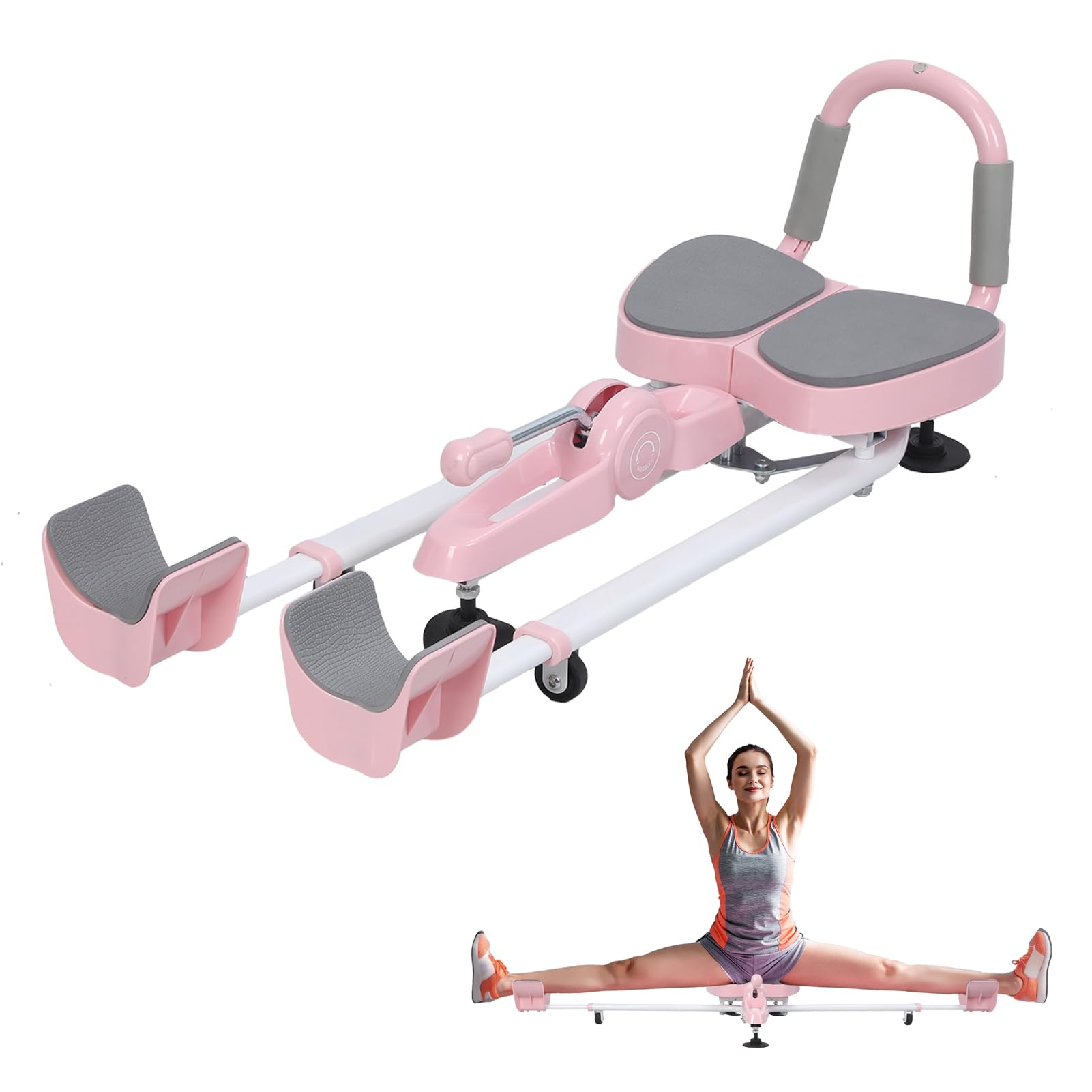 開脚ストレッチャー レッグストレッチャー 開脚運動すること 股関節 伸ばすこと 物の具 瑜伽 バレー 社交ダンス 柔軟体操 延性のある 形づくる 折りたたみ式 7座標軸合わせる能力のある 住み家用 サクラ色