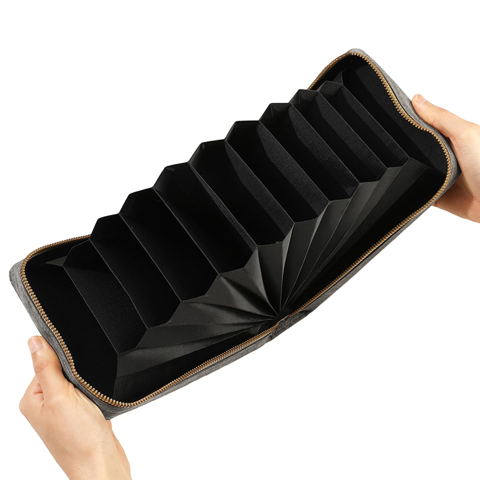 編み針入れもの かぎ針入れもの 納める入れもの 持ちはこぶ ソーイングケース 編物御先棒 納める車寄せ チャック付き添い人 多層式 手芸備品 かぎ針 棒針 編み針 納める 取り片付ける 持ちはこぶ用 軽さ パウダーコンパクト 旅する 編物 手芸
