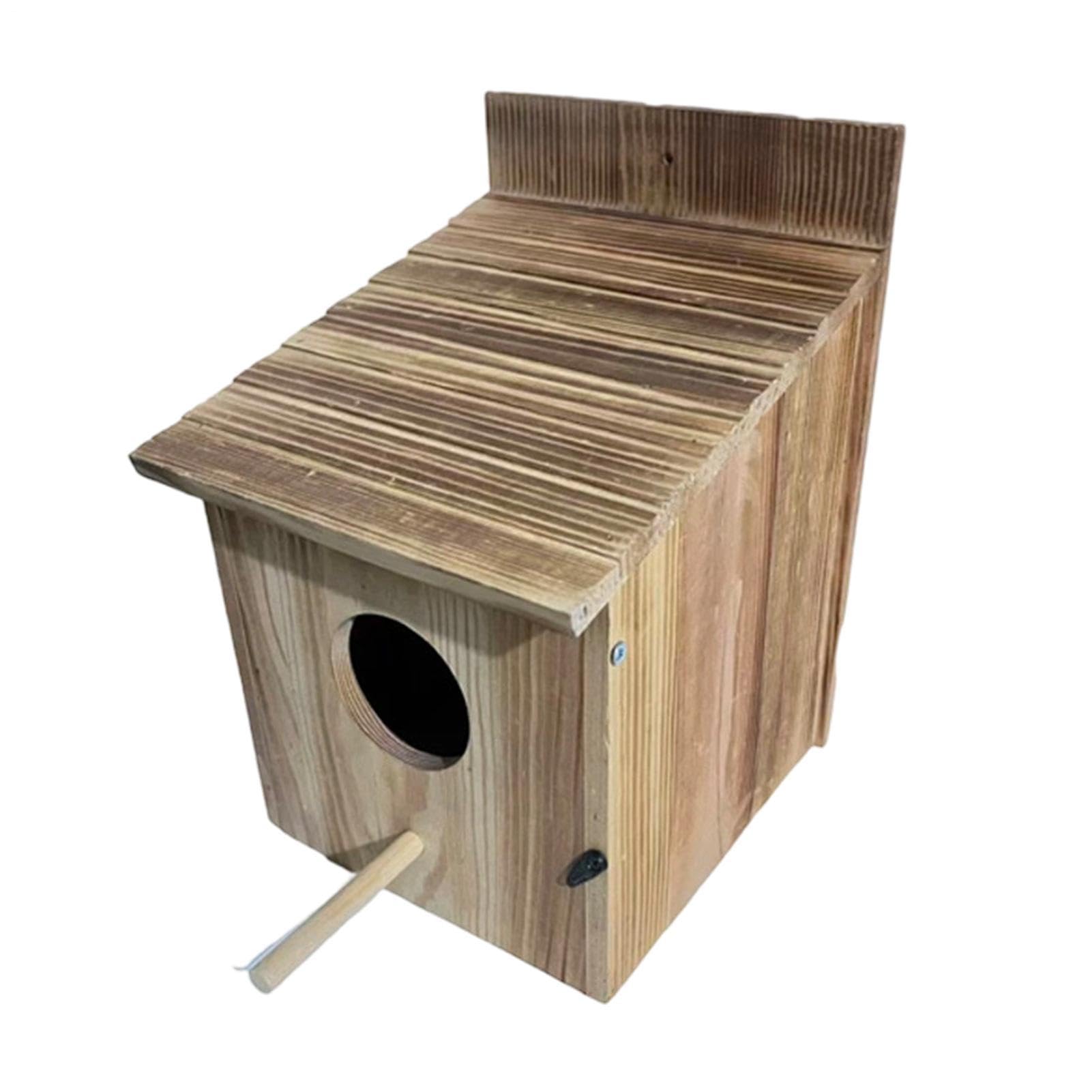 梟 鳥小屋 木製 小鳥棲み家 室外 野鳥 鳥小屋 庭 手ごわい 生まれながら木 今めかしい 苑地 雑貨 小鳥保護施設 駆け込み寺 飛禽 繁殖 見ること 築き上げる 飾り気の無い エクステリア 運動場かざり付ける