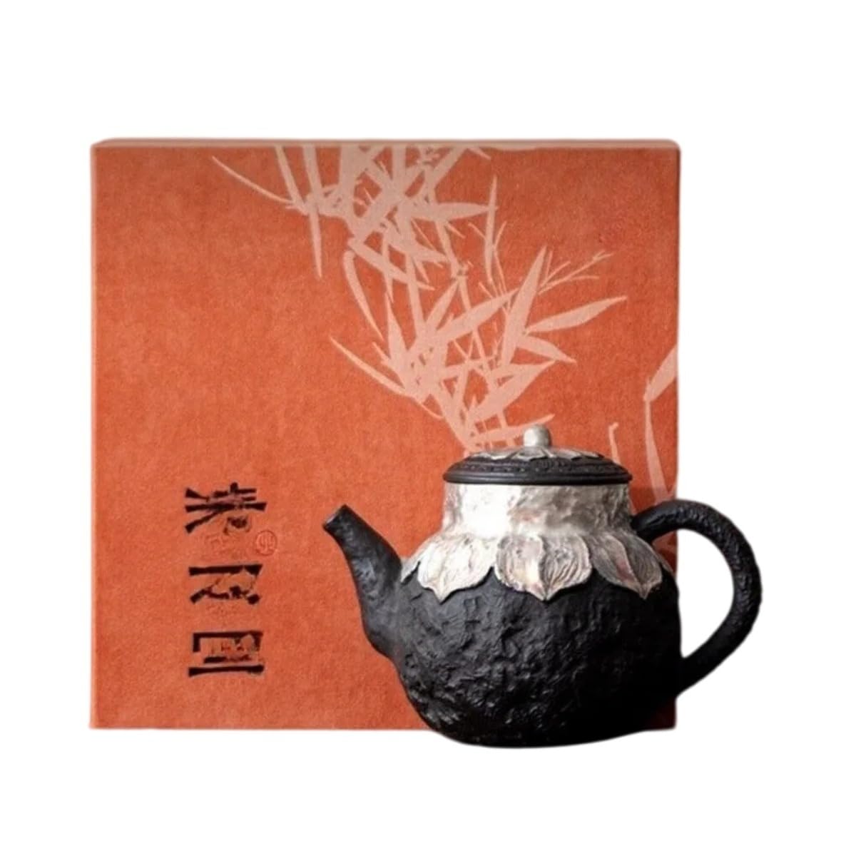 ティーポット 急須 蓮の花 銀彩 瀬戸もの 茶器 和今めかしい 今めかしい 手作り 紅茶お召しもの 茶道具 煎茶御先棒 湯呑み 差し上げ物 差し上げ物 見舞い客用 130ml
