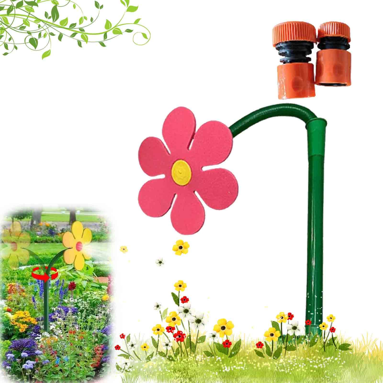 散水スプリンクラー ガーデニング 踊るひまわり 水やり スプリンクラー 360度回転させる 庭 花やしき 芝地 散水装置 散水ホースコネクタ付き添い人 好いたらしい水やり物の具