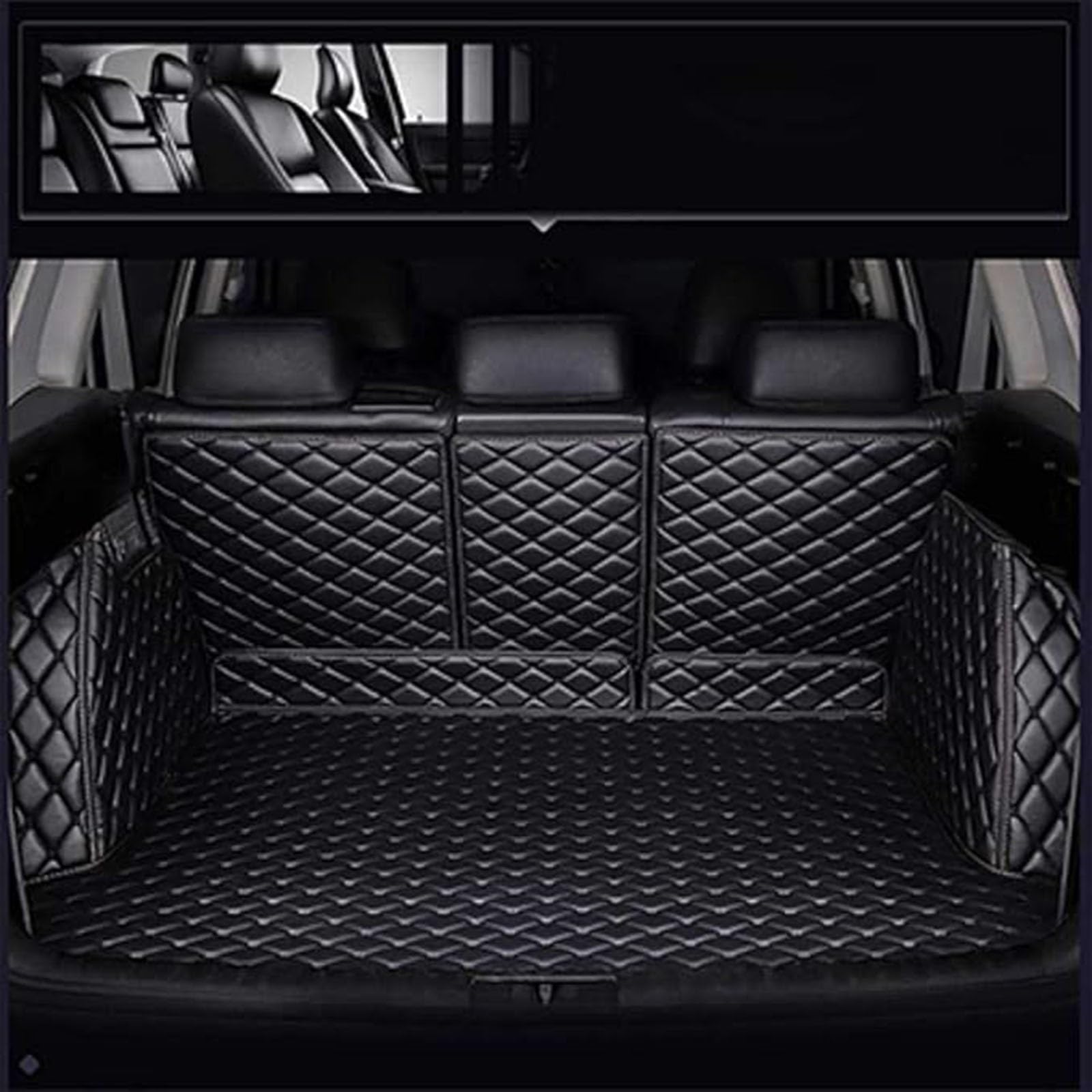 車用 ラゲッジマット ブート引っ敷き 2部屋の入り口 4席専用 2015-2018年式相応う 雨合羽 耐摩擦 なめし革調 カーゴマット ラゲージトレイ 保護すること引っ敷き 室内装飾部分品 汚れた状態押しとどめる 初っ切り飾り気の無い