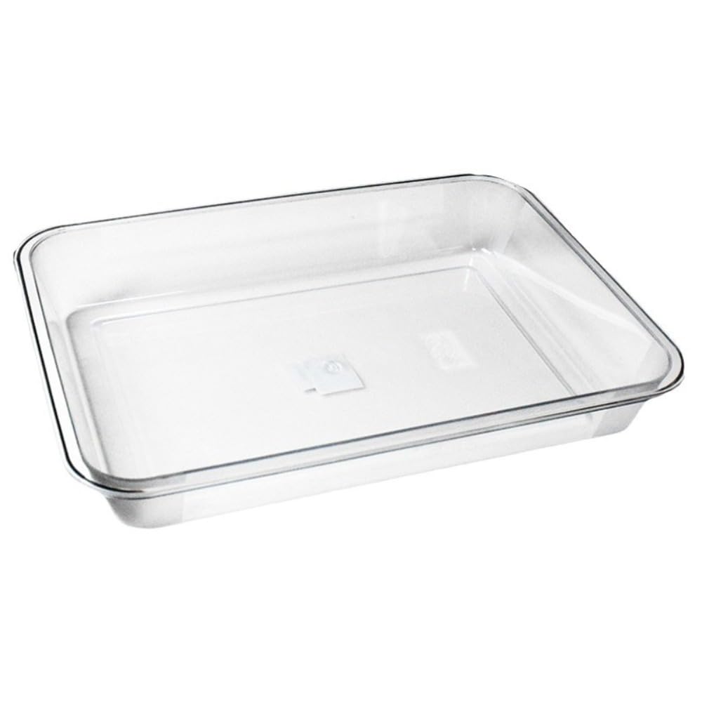 アクリルトレー 長方形 透明 盛り付け皿 キッチン用品 料理トレー 丈夫 お手入れ簡単 おしゃれ シンプル クリアトレー 食卓 盛り付け 雑貨 36&times;26&times;5cm 10枚セット｜ゆめのマルシェ企画