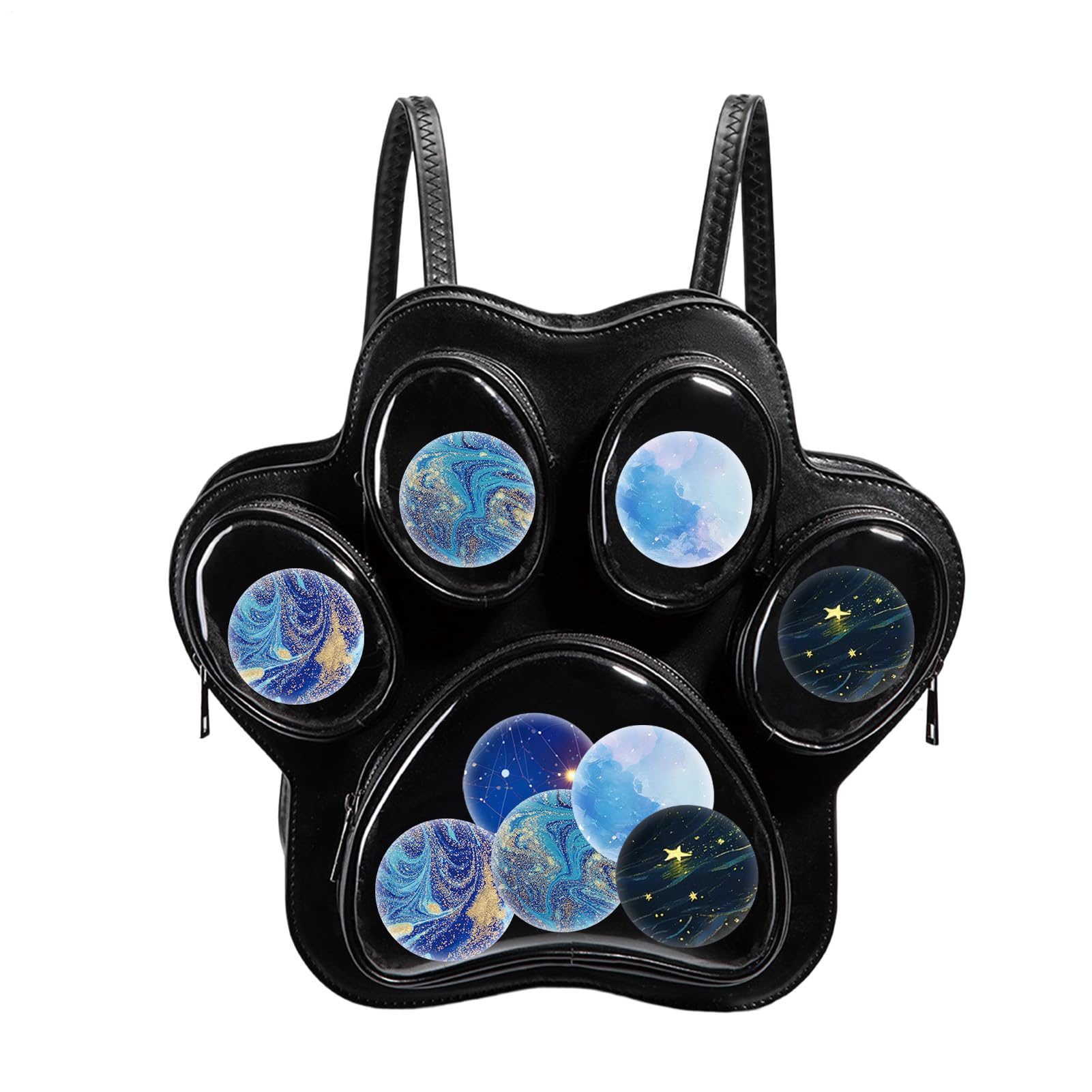 痛御徒面子 痛バ 猫の肉球型 背嚢 2way レディース ショルダーバッグ せつ然たる御徒面子 ビニール 澄み切った 衣嚢 推し活御徒面子 缶徽章 ぬいぐるみ 納める 魅せトート 大電気容量 曲がった掛け デコバッグ 通学 会う約束 でき事 ライブ