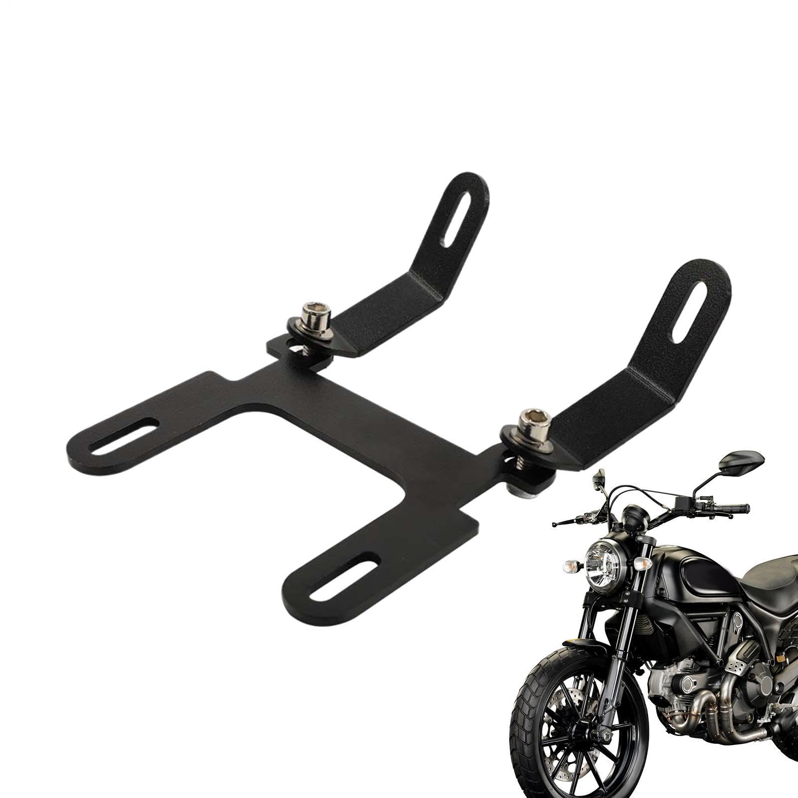 バイク用 スポットライト ブラケット フォグランプ マウント ライトバー ステー 固定 ホルダー 汎用 補助ライト ワークライト カスタム パーツ ヘッドライト 下 ウインカー 設置 取付 部品 16cm 18cm｜ゆめのマルシェ企画