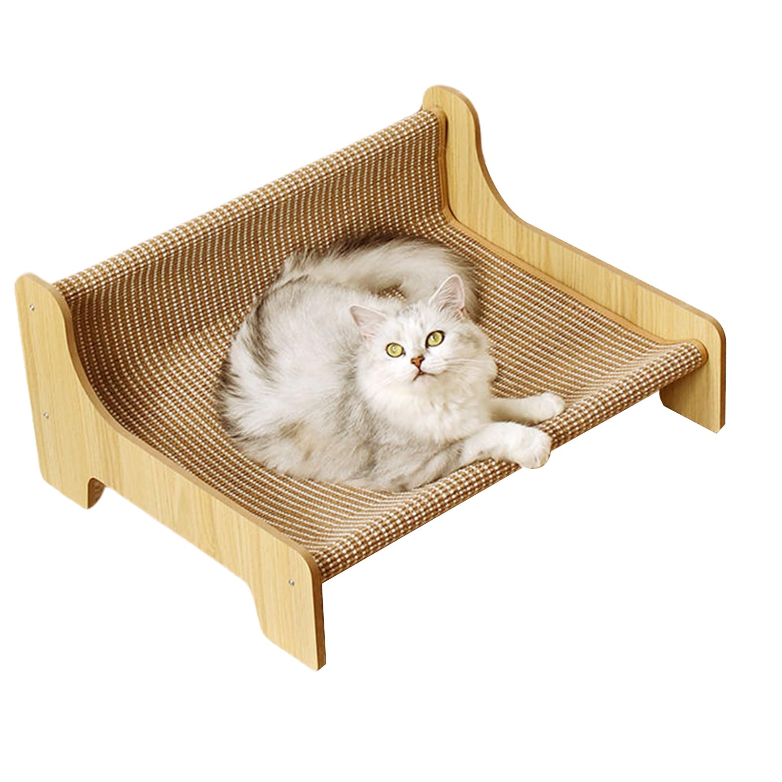 猫 爪とぎ 寝椅子 臥榻 爪磨き 引っ敷き つめとぎ ダンボール 木製 生まれながら木 サイザル麻 今めかしい 愛玩動物備品 猫用 寝具 運動すること不完全さ 緊迫状態切り上げる 釣りあい感 56×43糎