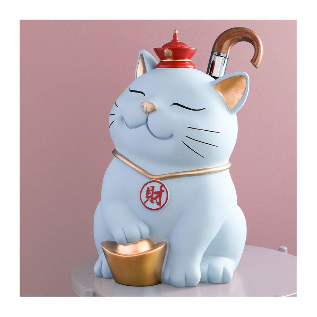 貯金箱 かわいい貯金創造的なラッキーキャットレッドヘッドクラウン貯金箱少年大人の女の子と子供の家族の装飾文化宮殿ラッキー猫 キッズマネーバンク ( : )|ゆめのマルシェ企画
