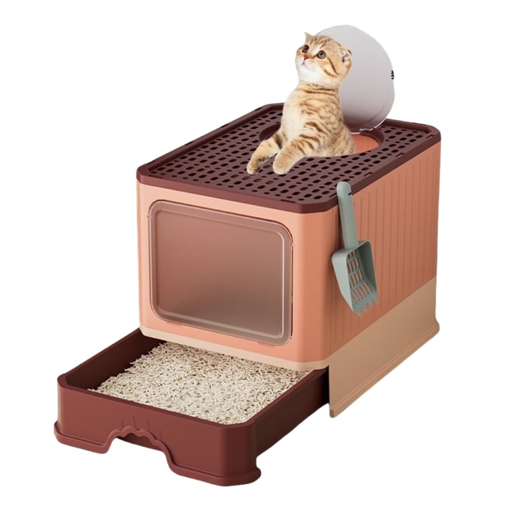 猫用室内用便器ボックス席、完膚なきまで密閉型、大型?特大大きさ、上車のドアの引き出し、防臭?防滴、二重層猫用室内用便器、猫機材。