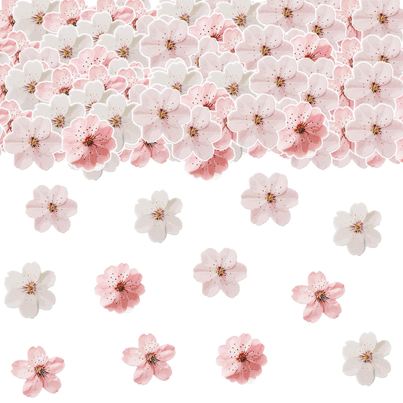 桜の紙吹雪、100個 スプリングピンク 桜の花びら テーブル散布 結婚式 ベビーシャワー 誕生日パーティー ブライダルシャワー 日本のテーマ イベント デコレーション｜ゆめのマルシェ企画