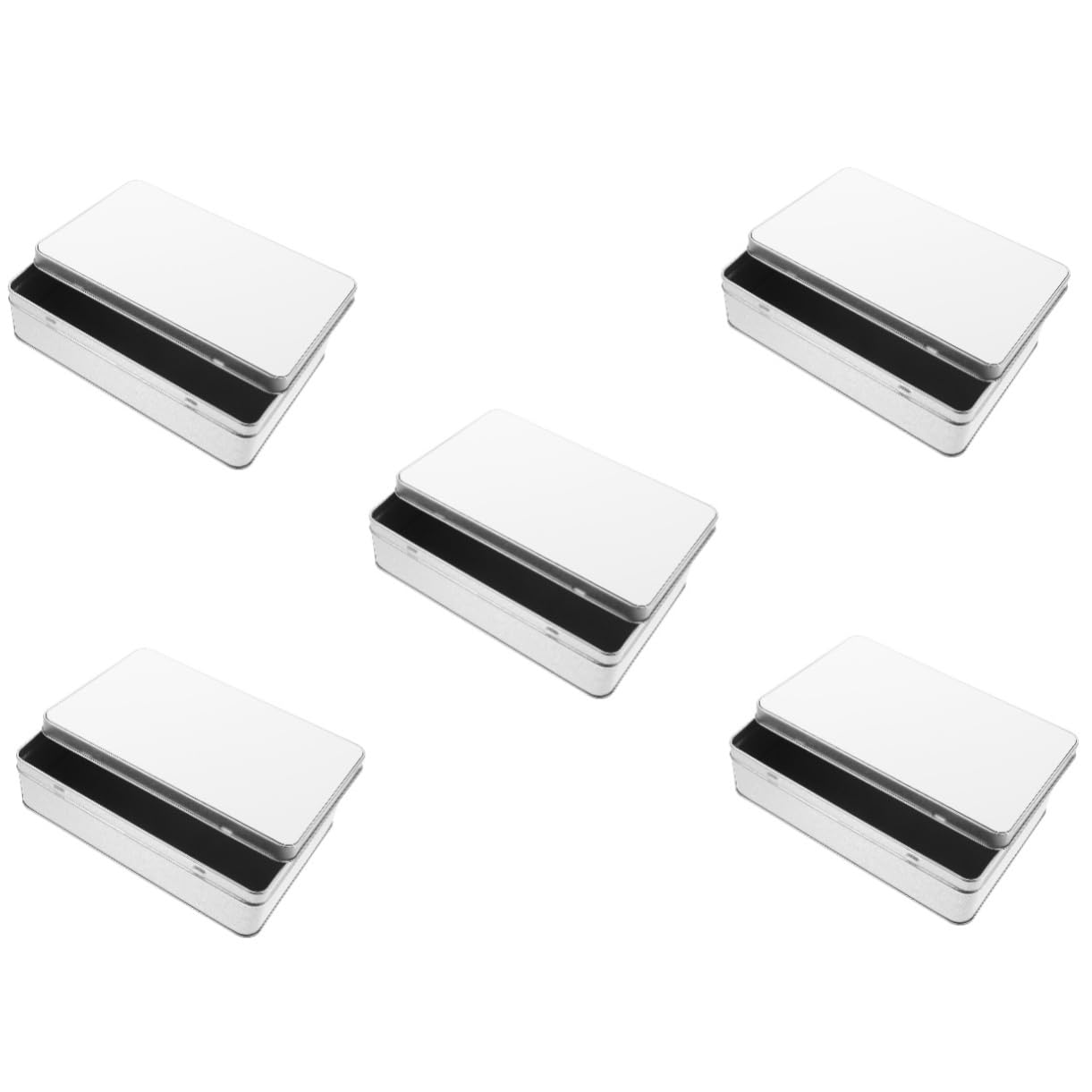 5個 キャンディ 箱 小 缶 蓋付き ブリキ 缶 キャンディ ホルダー プレゼント 容器 プレゼント ケース 缶 収納 缶 クラフト 収納 ホルダー｜ゆめのマルシェ企画