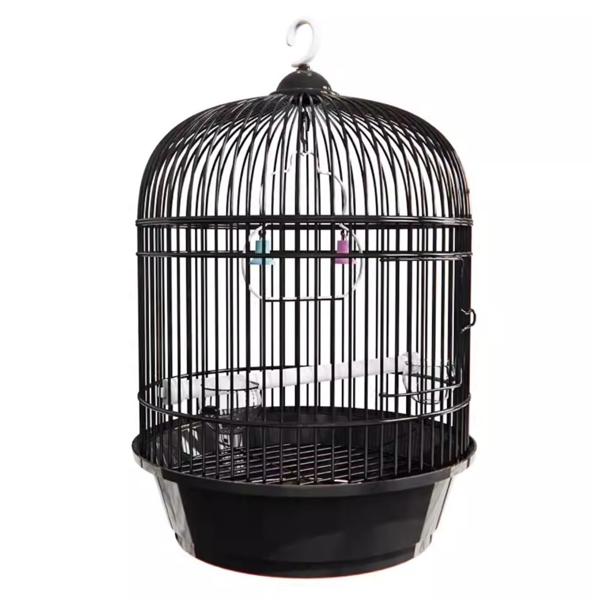 鳥かご トラベルバードケージ オカメインコ用 トレイ付き 鳥かご インコ、ラブバード、オウム、フィンチ、カナリアに最適 装飾用の小屋|ゆめのマルシェ企画