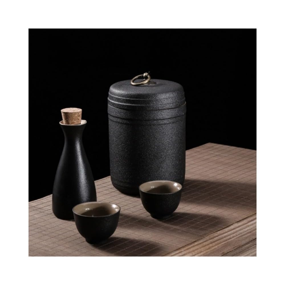 酒器セット 冷酒グラス 温酒 熱燗 燗瓶 耐熱 酒 ウイスキー 徳利 おちょこ ぐい呑み 酒器揃 お酒入れ 日式 和風 シンプル 家庭用 宴会 晩酌 和食器 退職祝い 誕生日ギフト 還暦祝い 居酒屋 バー ()｜ゆめのマルシェ企画 7,991円