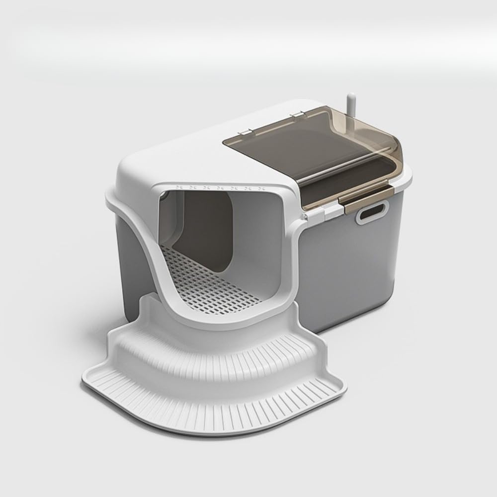 猫用トイレ ドア付き完全密閉型猫用トイレ 防滴 大型猫用トイレ 猫用トイレ 猫用トイレ 猫用トイレ 子猫用トイレ 子猫用トイレ ペット用品 ()|ゆめのマルシェ企画