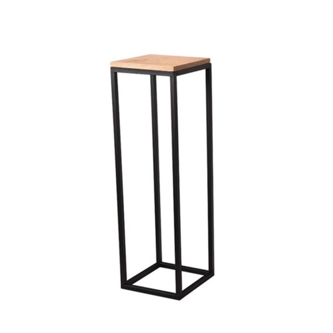 フラワースタンド プランタースタンド 脚付き 木製 アイアン パイン材 約 30 ブラウン 30*30*75 30 50/75/100 シェルフ プランターラック フラワーラック サイドテーブル 飾り棚 花台 ミニテーブル おしゃれ 北欧 家具 室内 ディスプレイ ボタニーク 鉢置き台 [6]｜ゆめのマルシェ企画