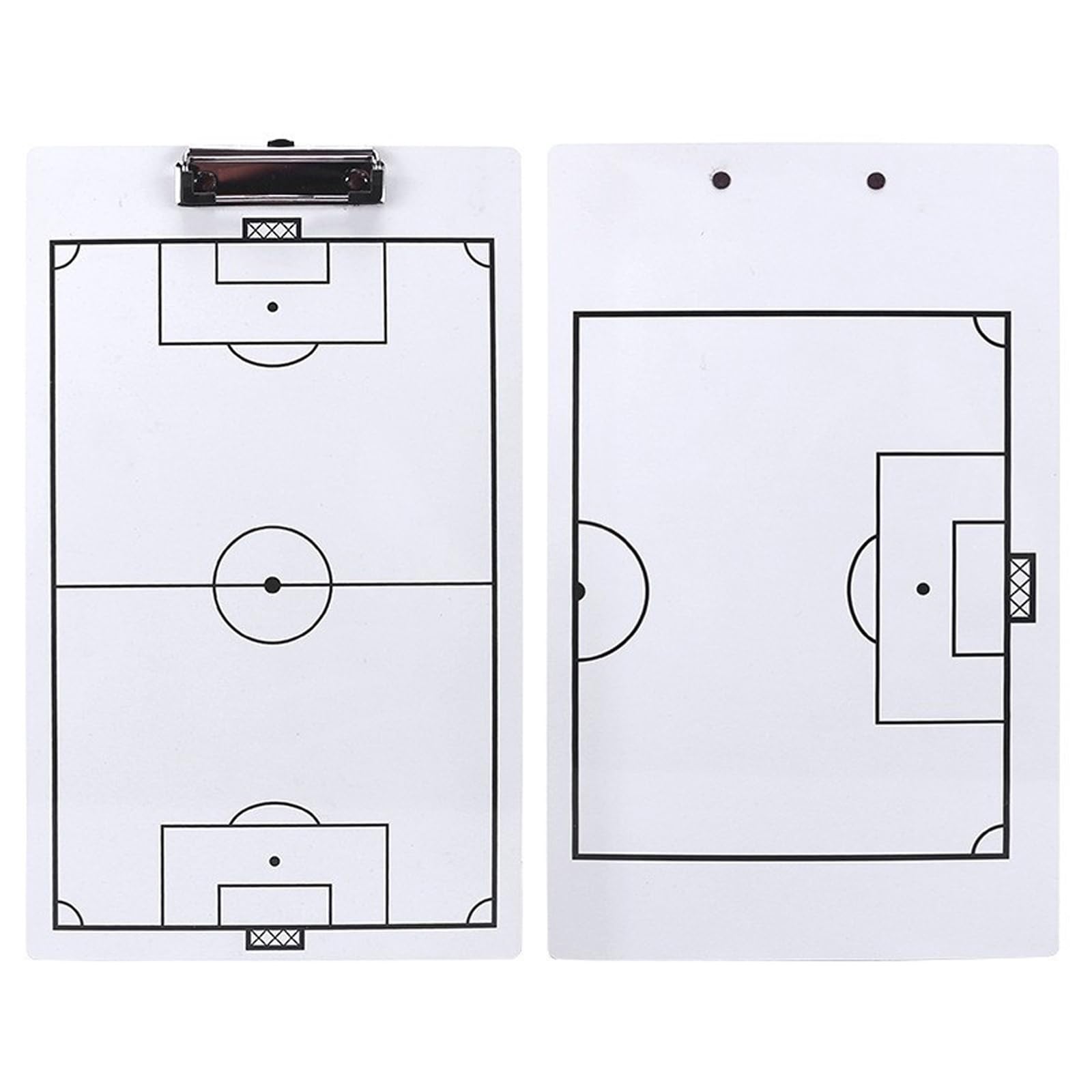 サッカークリップボード コーチ用 サッカーラインアップボード マーカー付き 両面使用可能 丈夫な素材 クリアプリント トレーニング・指導用｜ゆめのマルシェ企画