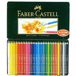 Faber-Castell ファーバーカステル ポリクロモス色鉛筆 36色セット （缶入）｜ゆめ画材