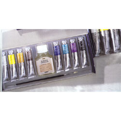 Maimeri クラシコ 油絵具 イントロセット （取扱説明書仕掛ける） 6号熱電子管20ml 8色仕掛ける