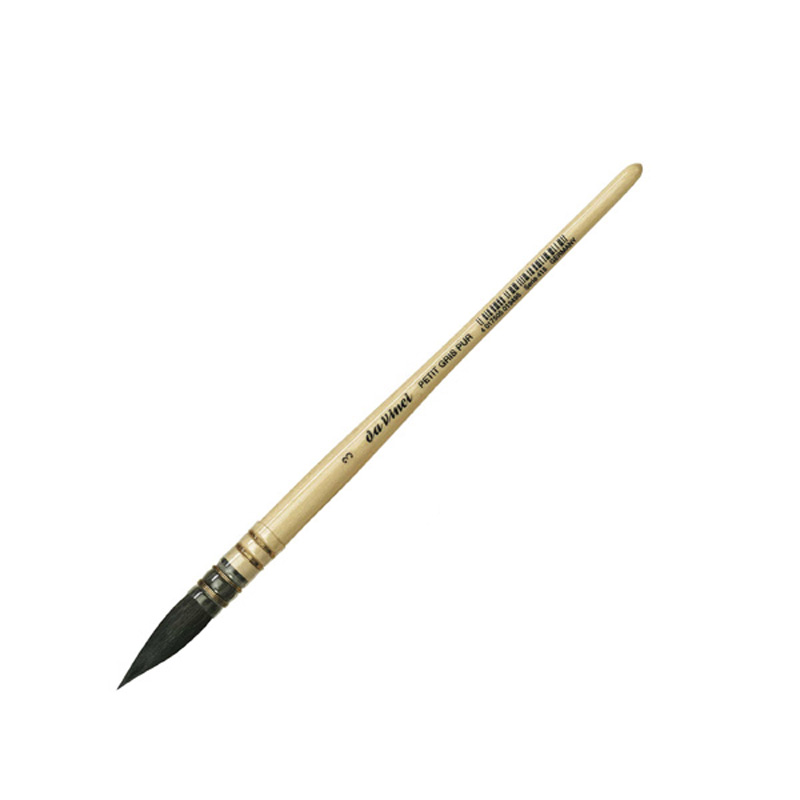 ダヴィンチ da Vinci 水彩筆 PETIT GRIS PUR 418 クイル 3号