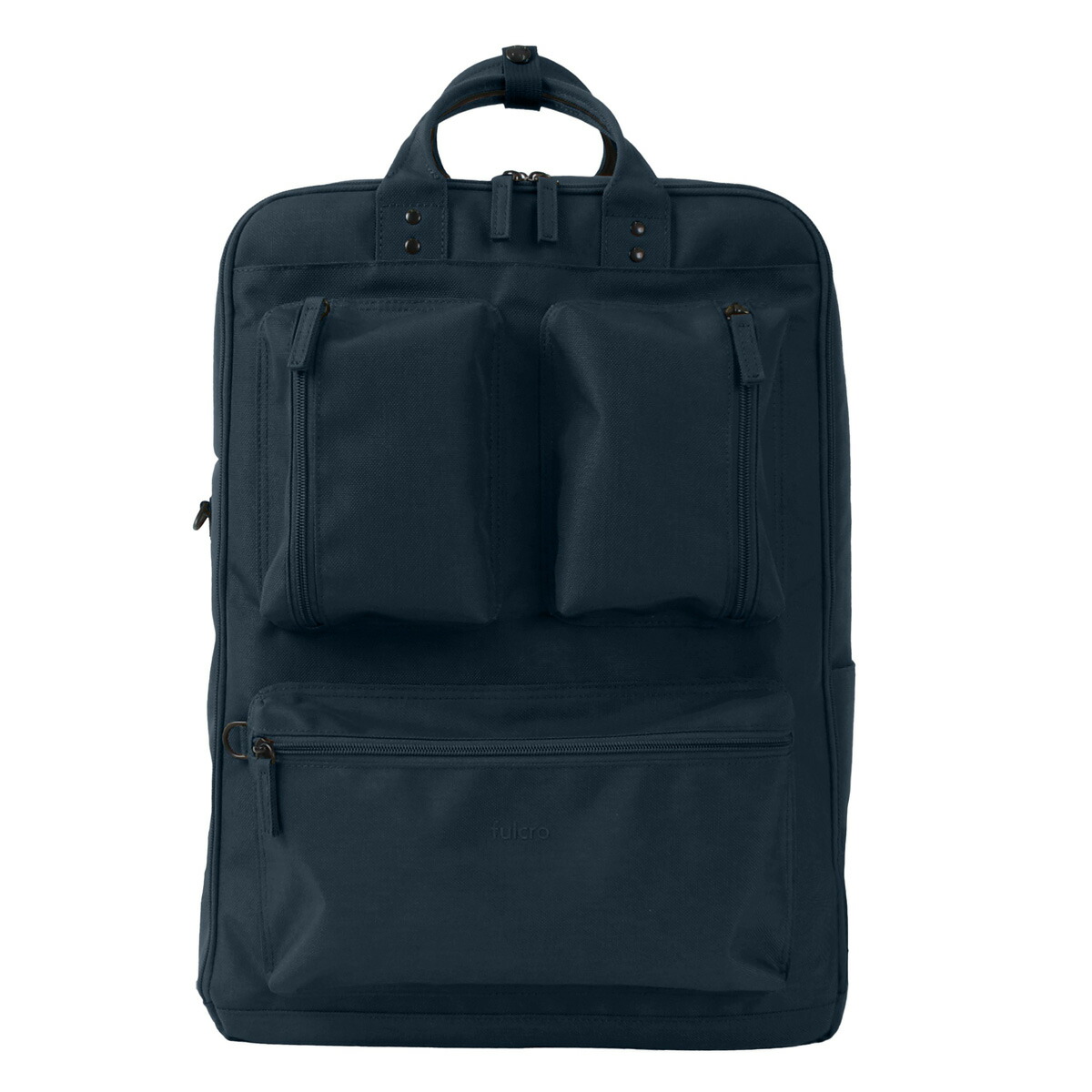 アートバッグ fulcro パーティカル バックパック W34×H48×D19cm A4サイズ収納 ポケット18箇所 容量30L 表面撥水 fma-0015 ネイビー|ゆめ画材