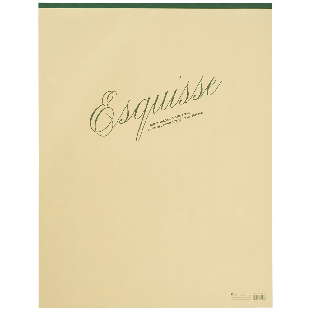 楽天市場】【公式】 スケッチブック エスキース 木炭紙判 650×500mm 50