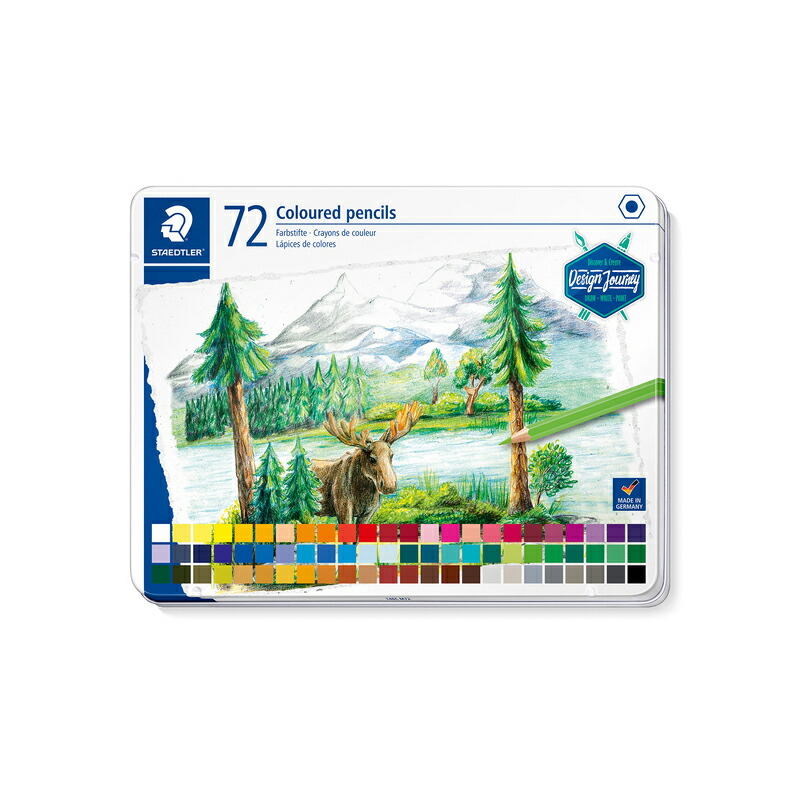 STAEDTLER ステッドラー 146 油性色鉛筆 72色仕掛ける 【最大限度29倍×百貨店SALE SPU 要エントリー 6/4 20:00 ～ 6/11 1:59】
