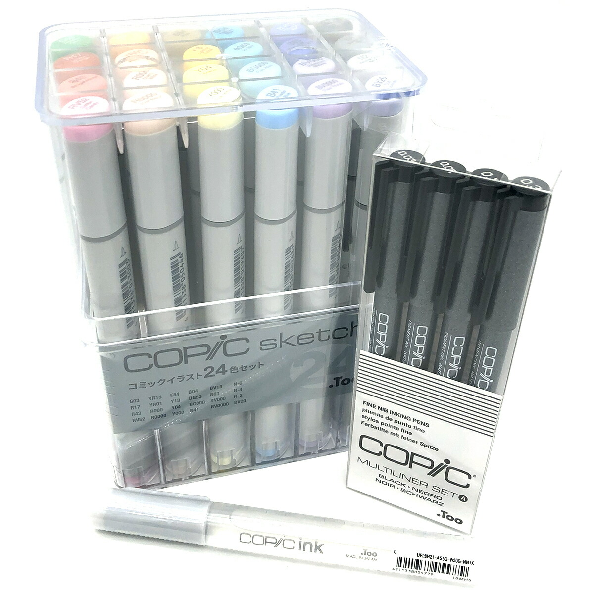楽天市場】コピック コピックスケッチ コミックイラスト 24色セット