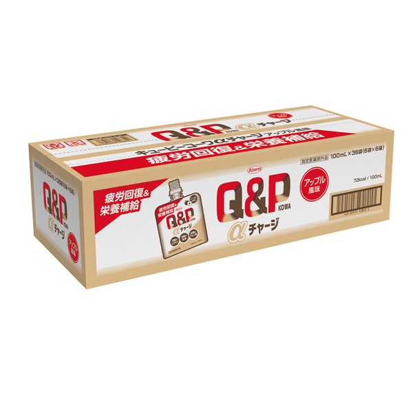 【指定医薬部外品】興和(株) キューピーコーワαチャージ （アップル風味） 100mL×36袋