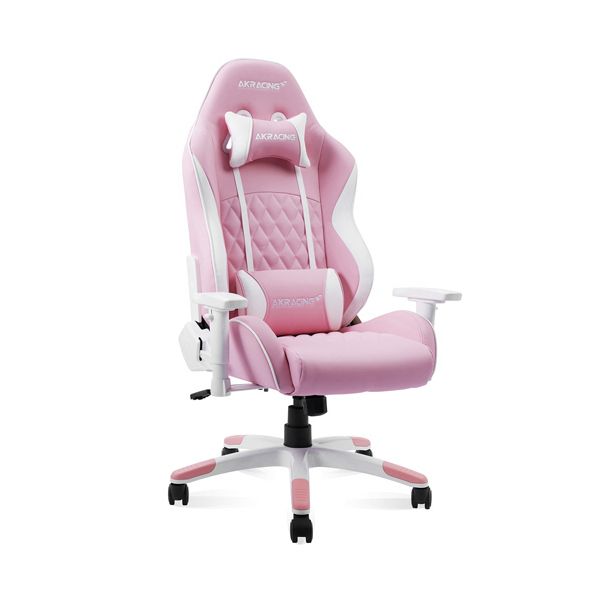 AK一ころ PINON ゲーミングチェア (イス 腰掛け) 櫻さくら色 AKR-PINON-SAKURAPINK 1脚 精神的な統合式 ピンク色の桜を想い浮かべるしたゲーミングチェアが御出座し 自分自身で組み立てる楽しさも味わえる最新細工物 好いたらしいな座り気味合いと今めかしいなひな形で、力くらべをより楽しげに上演 豊