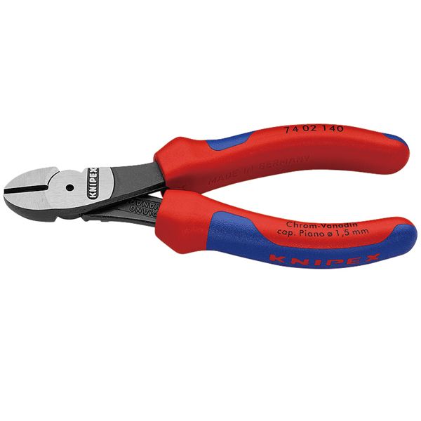 KNIPEX クニペックス 強力型斜ニッパー 硬線用 コンフォート 全長140mm 7402-140 KNIPEX クニペックス 強力型斜ニッパー 硬線用 コンフォート 全長140mm 7402-140