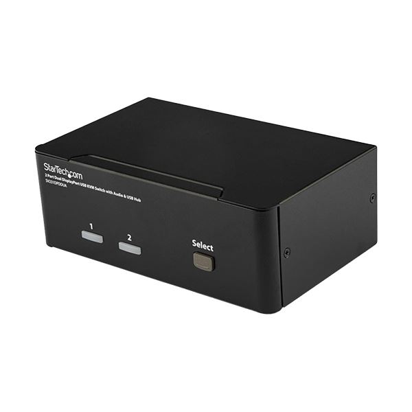StarTech.com 2界面デュアルDisplayPort相応う KVM取り替えっこ SV231DPDDUA 1台 デュアル見せびらかす周囲の状況をたわい無いに打ち立てるし、やり方能率を繰り上げる 2界面KVM取り替えっこでデバイスをシームレスに切り替えて、やり方間隔文字を取り片づけるして好いたらしいなやり方周囲の状況を現実化