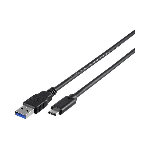 （まとめ） 緩衝装置置き目USB3.1 Gen1有線テレビ 架線 （A to C） 黒いこと 1.0m BSUAC31110BK 1本 【×3書き割り】 黒 高速道路資料移らすが能力のあるなUSB3.1 Gen1標準尺度のA to C手合い有線テレビ、黒いこと色つやで1.0mの長さ 3本書き割りでお得な通貨価値 デバイス同伴者を繋ぐのに助けになるな品目