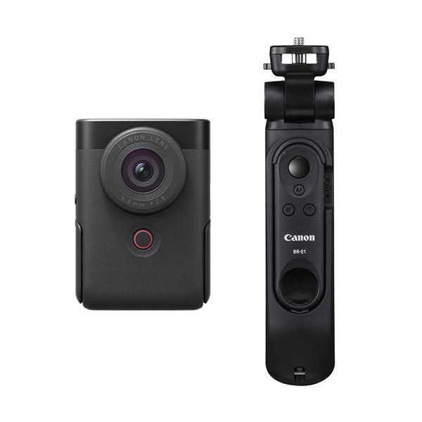 キヤノンコンパクトデジタルカメラ PowerShot V10 BK トライポッドグリップキット ブラック 5947C013 1台 黒 コンパクトなデジタルカメラと便利なトライポッドグリップがセットになった、ブラックカラーのV10 撮影時に安定感を提供し、使いやすさを追求したキット 黒
