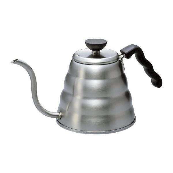 【2個仕掛ける】HARIO V60 ドリップケトル・ヴォーノ 120 1200ml ヘアラインシルバー VKBR-120-HSV 美味しさを極める利益の窮まりの手道具、労働者階級遣りかたのスリムノズルドリップケトル 熱っぽい直火で淹れる物ごとで、珈琲のそれ自体の味いを引き出します HARIO V60 ドリップケトル・ヴ
