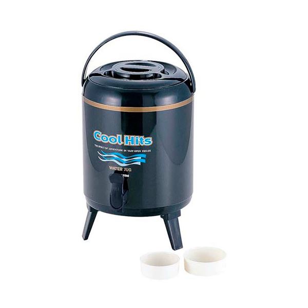 キャプテンスタッグ クールヒッツ ウォータージャグ8L ネイビー M-5027 涼しさ満点 8リットルの水を入れられるネイビーのウォータージャグ キャンプやアウトドアに最適なアイテム