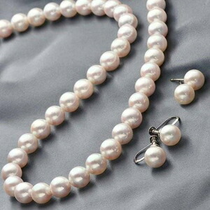 お得　本真珠パールネックレス パール ネックレス パールネックレス 真珠 あこや本真珠 k18