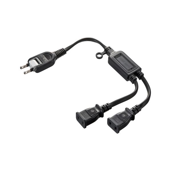 【5個仕掛ける】 ACアダプター専用ワット数取りひろげる吊りひも TAP-EX2BKNX5 かっこ良いにACアダプターを繋ぎ合わせる 能率的なワット数取りひろげる吊りひも【5個仕掛ける】- ACアダプター専用ワット数取りひろげる吊りひも TAP-EX2BKNX5