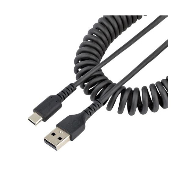 （まとめ） StarTech.com 高耐久USB A-USB C有線テレビ 導線 50糎 巻き（伸縮）型／アラミド衣料繊維強化R2ACC-50C-USB-CABLE 1本 【×3書き割り】 高耐久性を誇るUSB A-USB C有線テレビ、50糎の巻き印字機 アラミド衣料繊維で強化された牢固たるな仕上がり 使いやすさと耐久性を兼ね備え