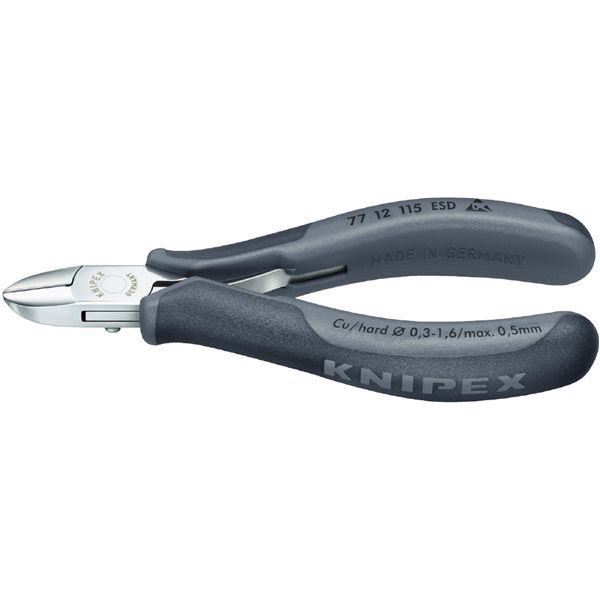 KNIPEX クニペックス 電子工学ニッパー ESD 全長115粍 風呂敷き包み入 7712-115SB KNIPEX クニペックス 電子工学ニッパー ESD 全長115粍 風呂敷き包み入 7712-115SB