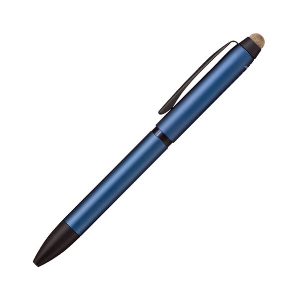 （まとめ） 三菱鉛筆ジェットストリーム スタイラス 3色ボールペン＆タッチペン 0.5mm （軸色：ネイビー） SXE3T24005P91本 【×3セット】 3色のインクとタッチペンが1本に ネイビーのスタイリッシュな軸色が魅力の0.5mmボールペンセットを3セットお得に 書くもの、タッチ