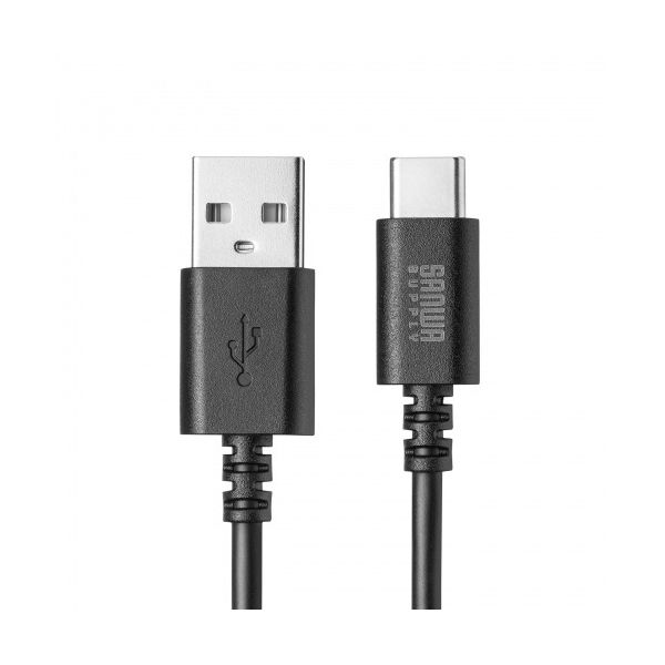 （まとめ） USB2.0 TypeC-Aケーブル 配線 1.5m ブラック（RoHS指令10準拠） KU-CA15BK 1本 【×2セット】 黒 高品質なUSB2.0 TypeC-Aケーブル、1.5mの長さで、ブラックカラー RoHS指令10に準拠し、安心の品質 2本セットでお得 データ転送も充電もこれ1本でOK 使い勝手抜群