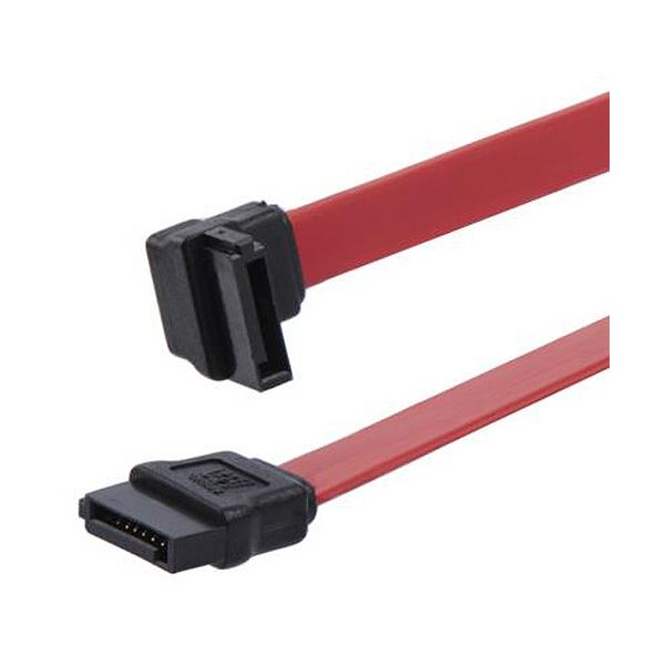 （まとめ） StarTech.com SATAケーブル 配線 片側上向きL型タイプ 15cm SATA6LA1 1本 【×5セット】 片側上向きL型タイプのSATAケーブル 配線 がセットで5本 コンパクトで使いやすい15cmの長さで、SATA6LA1が1本につき5セット データ転送もスムーズに