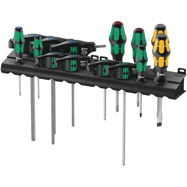 WERA ヴェラ 14本組 自転車整備 メンテナンス用 オールラウンド ドライバーセット 004190 工具 ツール DIY 作業工具 道具 自転車の整備やメンテナンスに必須の14本セット オールラウンドなドライバーが揃った便利なツールセット004190