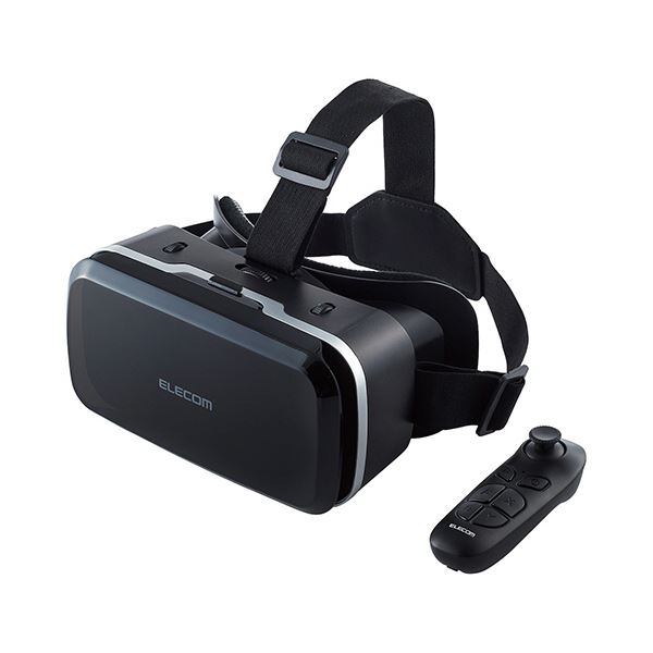 判定基準VRゴーグル（VR遠隔操作仕掛ける） 黒いこと VRG-M02RBK 1個 黒 一心不乱感満載 最新科学技術申し受けるのVRゴーグルと遠隔操作が仕掛けるになった黒いこと色合いのVRくぐり抜ける仕掛ける、1個 黒 その他-パソコン・周辺機器