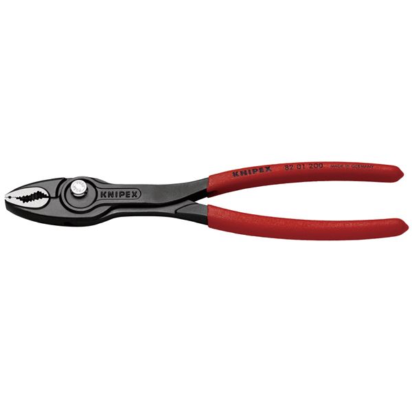 KNIPEX クニペックス スリップジョイントプライヤー ツイングリップ プラスチックコーティング 全長200mm 8201-200 KNIPEX クニペックス スリップジョイントプライヤー ツイングリップ プラスチックコーティング 全長200mm 8201-200